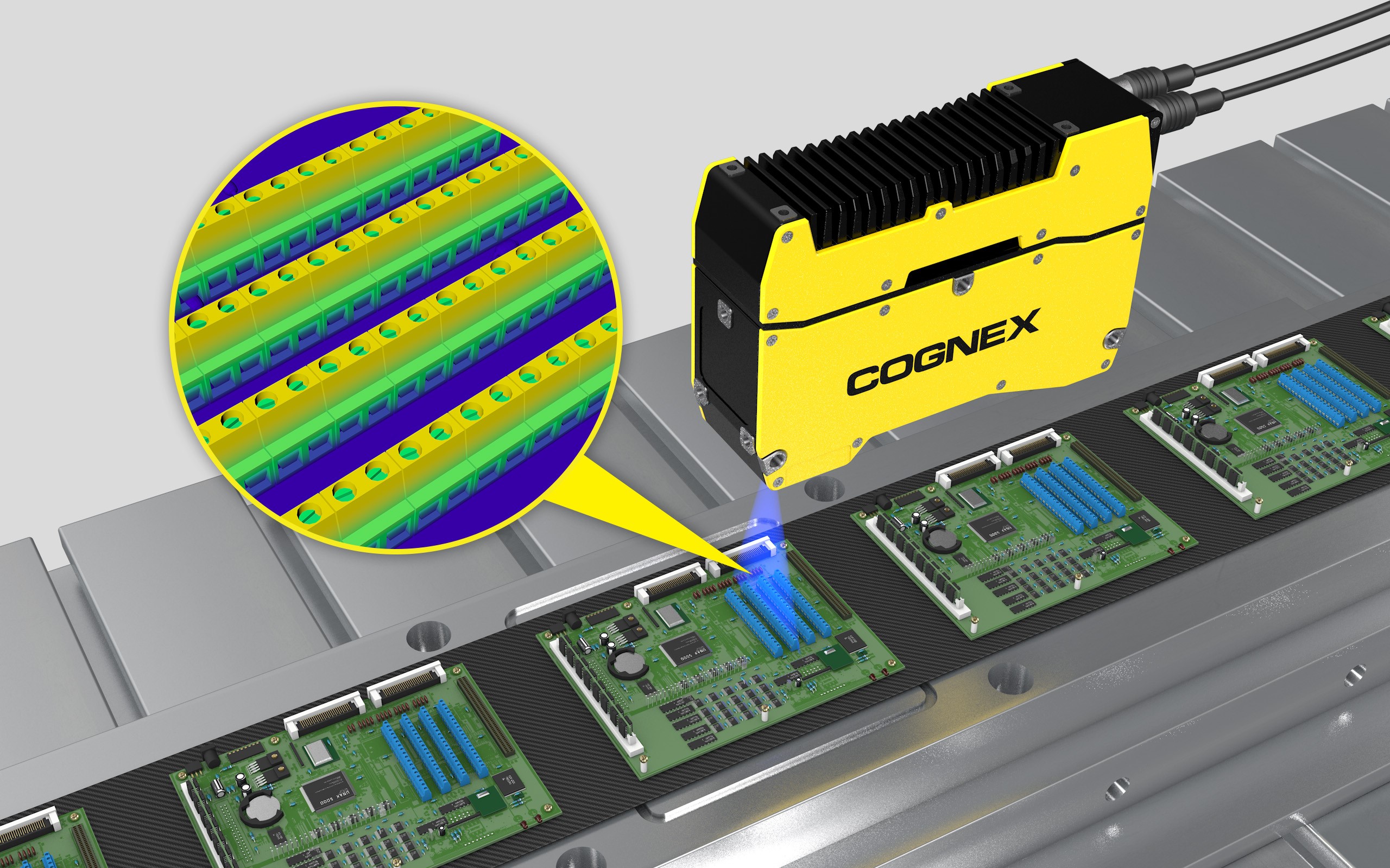Cognex 康耐視 威視康 - Tray盤Gap瑕疵檢查│CCD 機器視覺系統