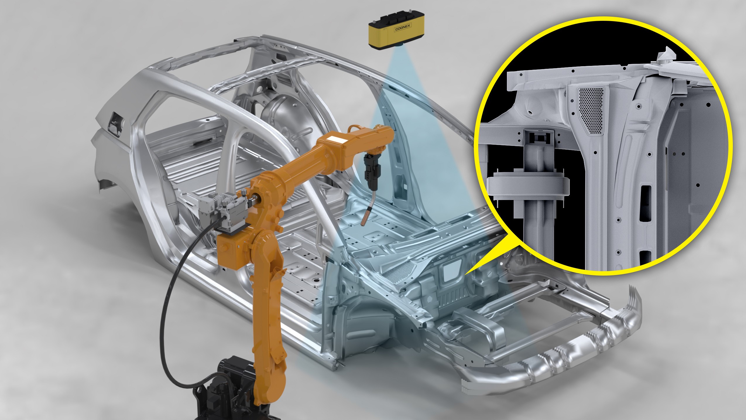 Cognex 康耐視 威視康 - 汽車C型彈片組裝│影像感測器