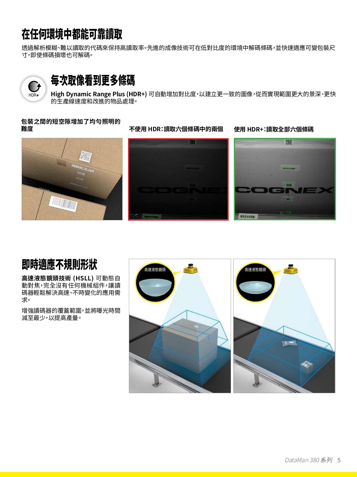 Cognex DataMan 380 系列讀碼器型錄 第 5 頁