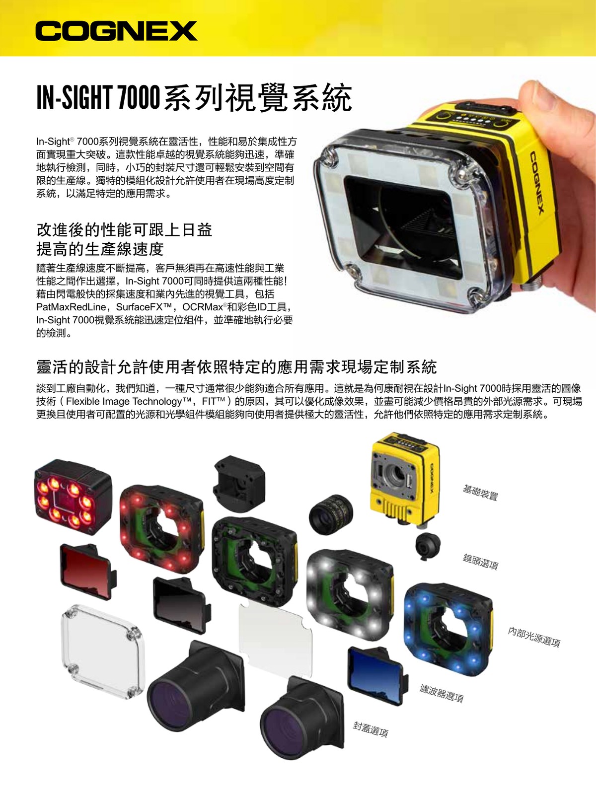 Cognex In-Sight 7000 系列視覺系統 模組化設計 威視康 VSK